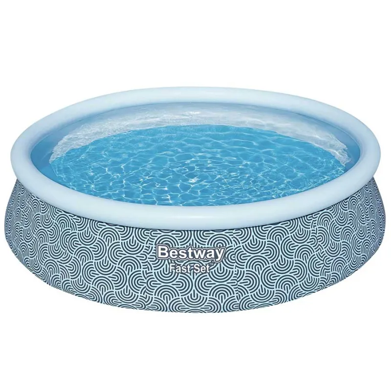 Piscină cu cadru 457 x 107 cm, ușor de montat pentru zilele de vară