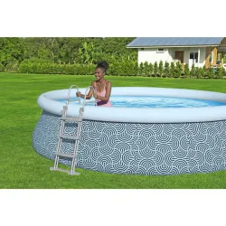 Piscină de grădină 457 x 107 cm, excelentă pentru relaxare în zilele călduroase