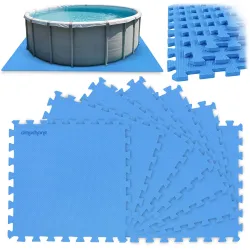 Covoraș spumă sub piscină puzzle 50 x 50 cm 8 buc