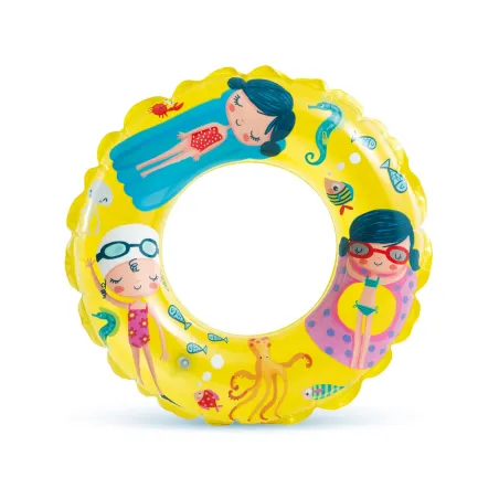 Inel de înot cu diametru de 61 cm, perfect pentru vară, din material rezistent