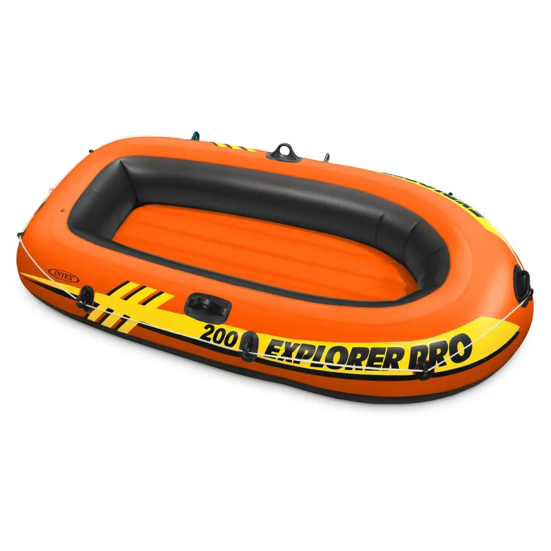 Barcă gonflabilă Intex Explorer PRO 200, 196 x 102 x 33 cm, perfectă pentru distracția în apă