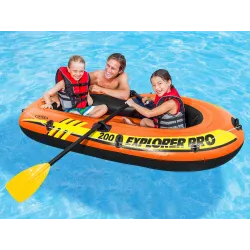 Barcă gonflabilă Intex Explorer PRO 200, ideală pentru utilizare în grădină sau la plajă