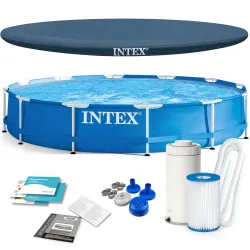 Intex Piscină Frame 366 x 76 cm 10in1 28212