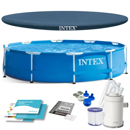 INTEX 28202 piscină de grădină 305 x 76 cm cu set 4 în 1