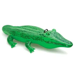 Plutitor gonflabil crocodil 168 x 86 cm, jucărie acvatică INTEX 58546