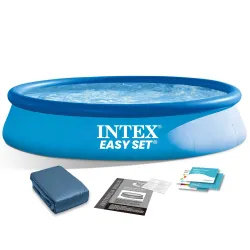 Piscină gonflabil de grădină 305 x 76 cm set 2-în-1 INTEX 28120