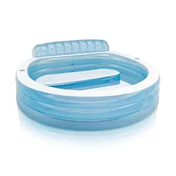 Piscină Gonflabilă cu Bancă 229 x 218 x 79 cm INTEX 57190