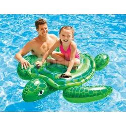 Jucărie de înot broască verde, perfectă pentru distracție la piscină
