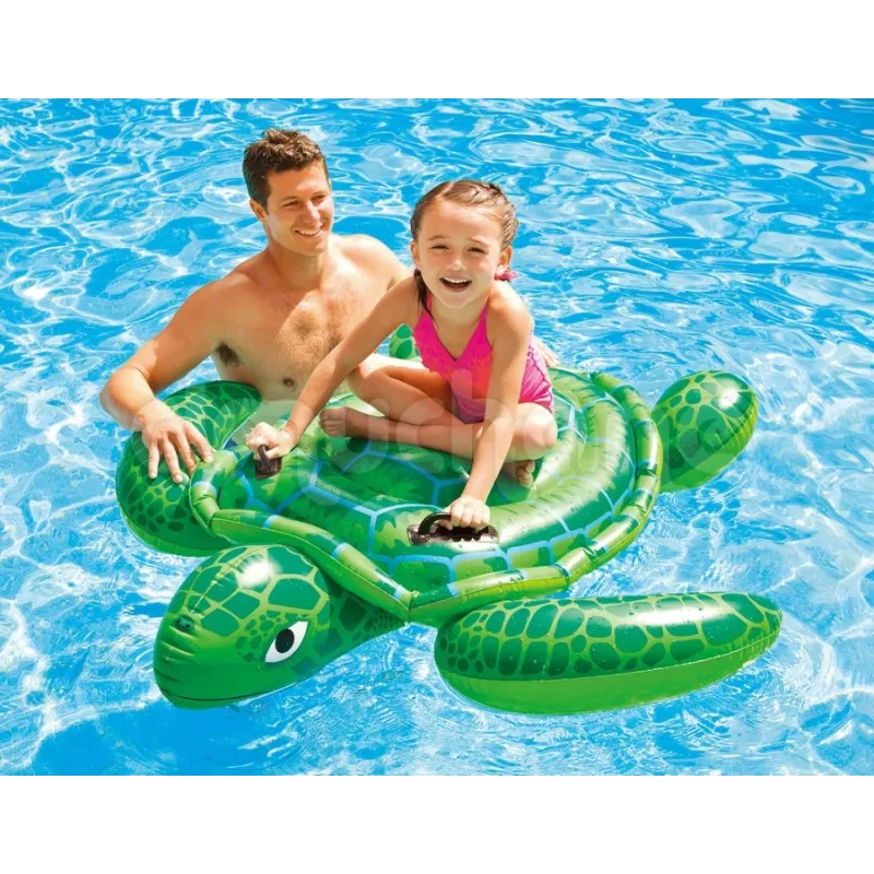 Jucărie de înot broască verde, perfectă pentru distracție la piscină
