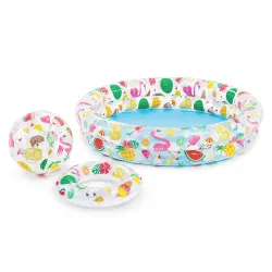 Piscină Gonflabil Inel și Set Minge 122 x 25 cm INTEX 59460