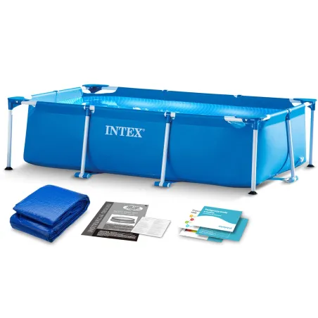 Piscină de grădină 260 x 160 x 65 cm set 2in1 pentru distracție în aer liber
