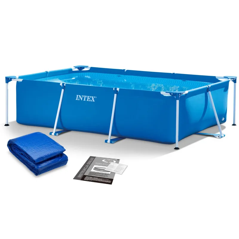Piscină de grădină 300 x 200 x 75 cm set 2in1 pentru utilizare în aer liber
