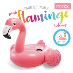 Insula flamingo gonflabilă 142 x 140 x 94 cm, perfectă pentru distracție în grădină