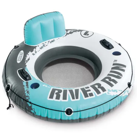 Inel de înot 135 cm cu mânere, perfect pentru vară, Intex 56825