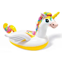 Unicorn gonflabil 201 x 140 x 97 cm, jucărie acvatică colorată pentru distracție