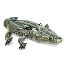Saltea gonflabil aligator 170 x 86 cm, perfectă pentru distracția în apă vara