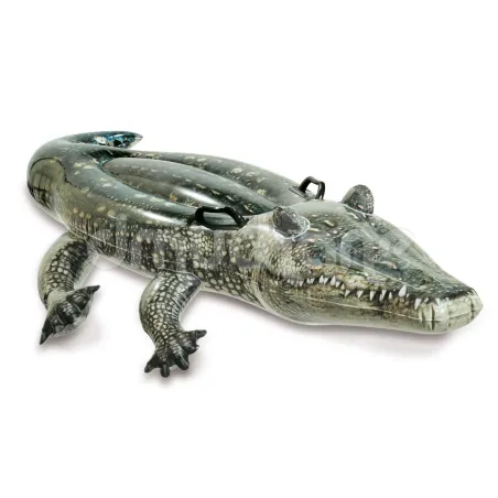 Saltea gonflabil aligator 170 x 86 cm, perfectă pentru distracția în apă vara