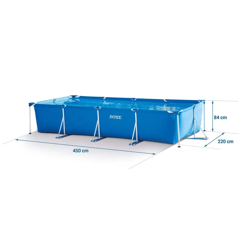 Piscină cu cadru 450 x 220 x 84 cm perfectă pentru zilele de vară în grădină