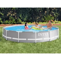 Piscină rotundă 366 cm perfectă pentru grădină