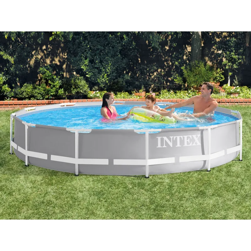 Piscină rotundă 366 cm perfectă pentru grădină