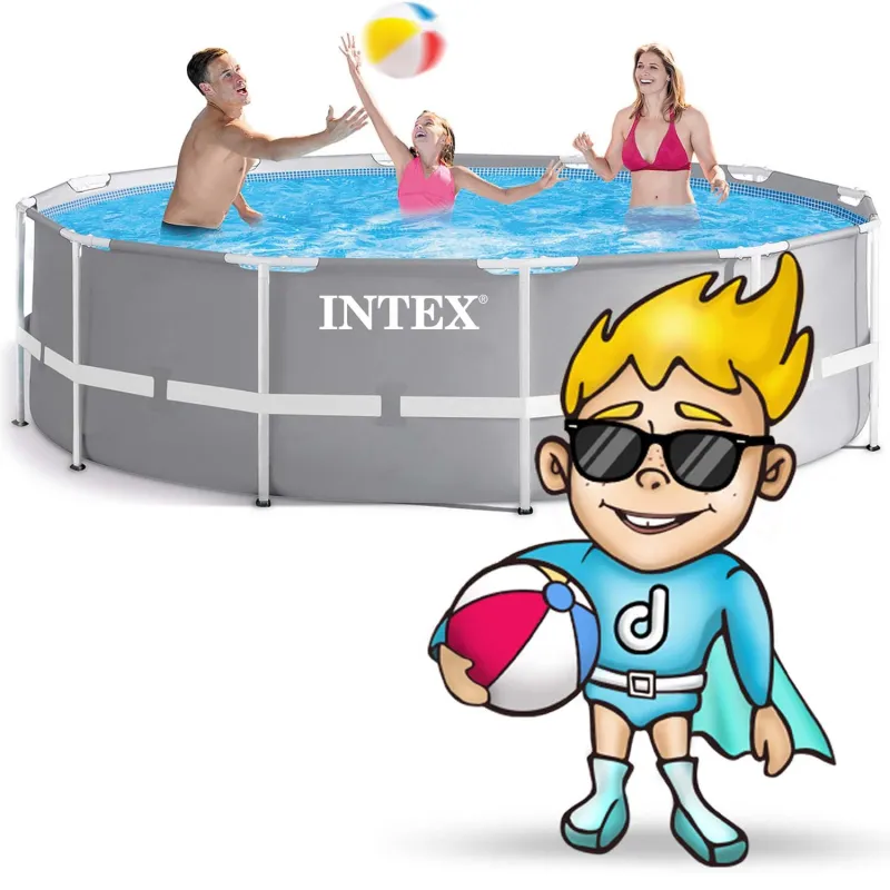 Piscină de grădină 366 x 99 cm perfectă pentru relaxare în aer liber