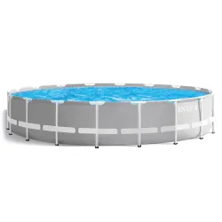 Piscină de grădină 549 x 122 cm din oțel rezistent pentru siguranță