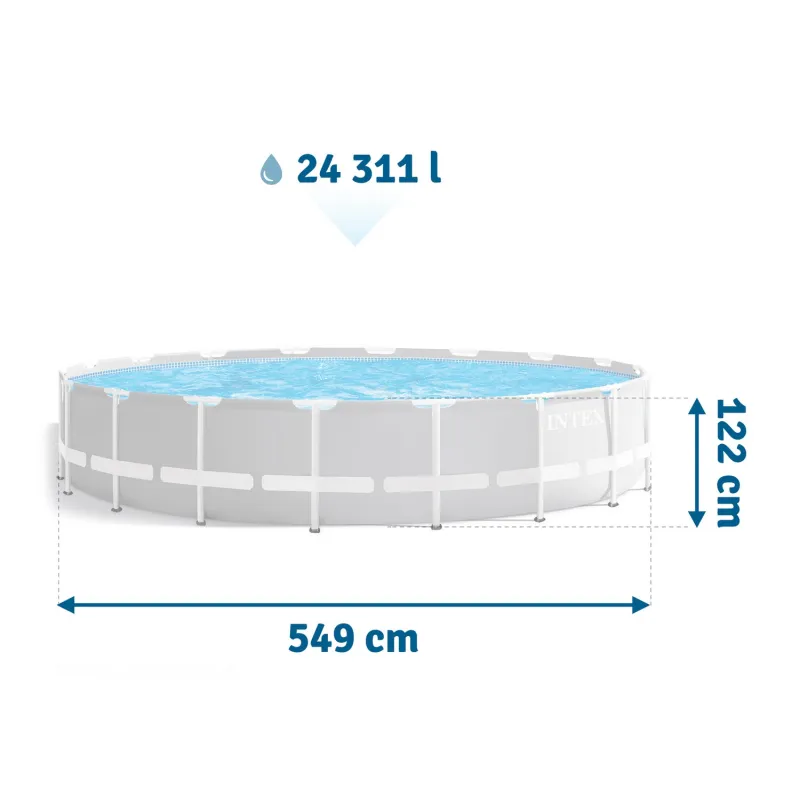 Piscină de grădină perfectă pentru zilele de vară în familie