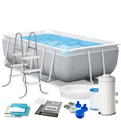 INTEX 26784 Piscină cu Cadru 300 x 175 x 80 cm Set 10în1