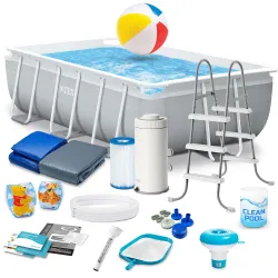 INTEX 26784 Piscină cu Cadru 300 x 175 x 80 cm Set 18în1