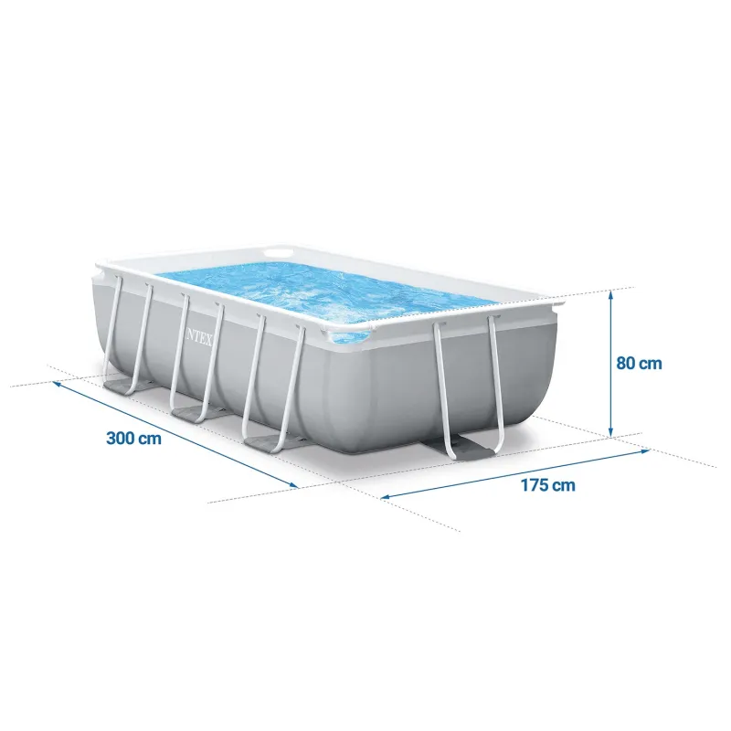 Piscină cu Cadru albastră 300 x 175 x 80 cm INTEX 26784