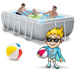Piscină cu Cadru 300 x 175 x 80 cm din PVC INTEX 26784