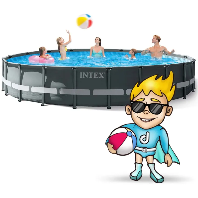 Piscină cu cadru 610 x 122 cm, perfectă pentru vară