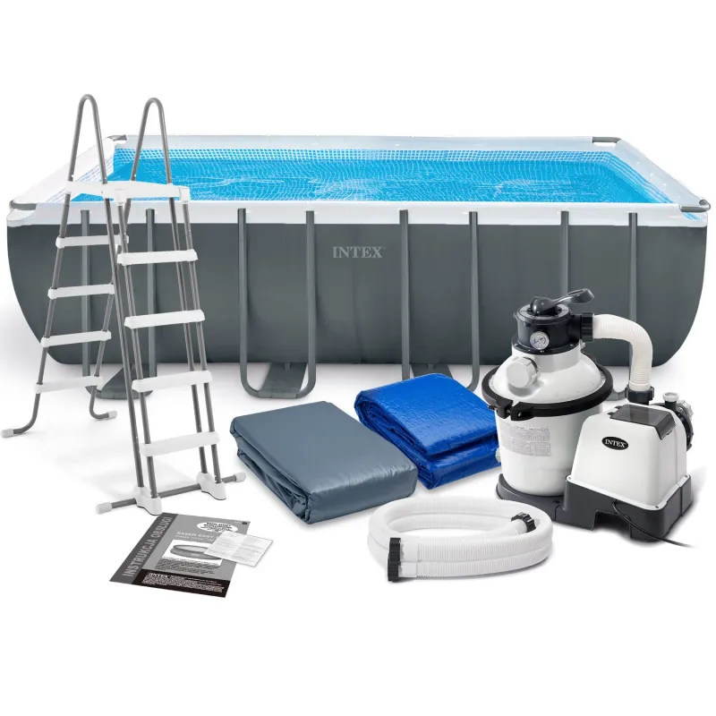 Piscină de grădină 549 x 274 x 132 cm, ideală pentru distracție în aer liber, 11în1 INTEX 26356