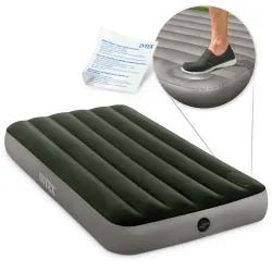 Saltea gonflabilă 191 x 99 x 25 cm cu pompă cu picior integrată INTEX 64761