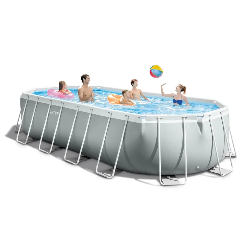 Piscină de grădină albastră, spațioasă și durabilă pentru relaxare vara