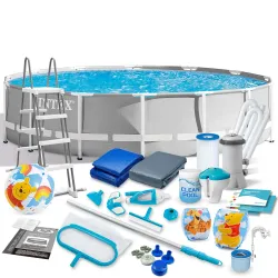 Piscină de grădină cu cadru 457 x 122 cm 21în1 INTEX 26726