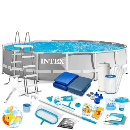 Piscină de grădină cu cadru 457 x 107 cm, set 21in1 INTEX 26724