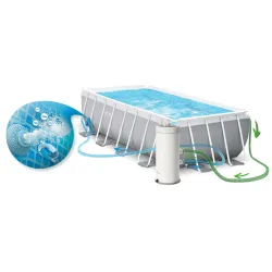 Piscină de grădină ideală 488 x 244 x 107 cm pentru distracție în familie