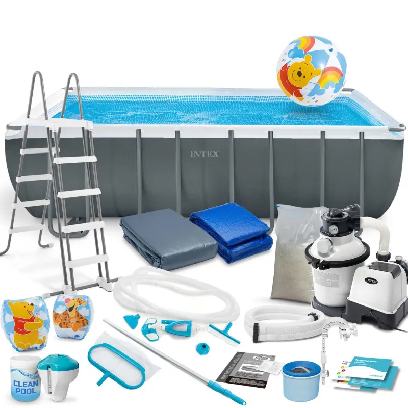 Piscină cu cadru 549 x 274 x 132 cm 21in1, perfectă pentru grădină