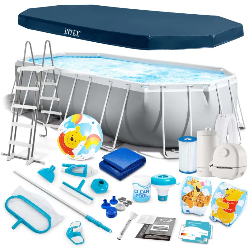 Piscină dreptunghiulară 503x274x122cm, perfectă pentru relaxare de vară