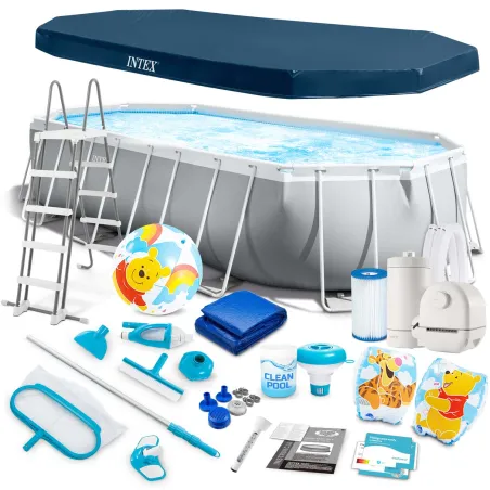 Piscină dreptunghiulară 503x274x122cm, perfectă pentru relaxare de vară