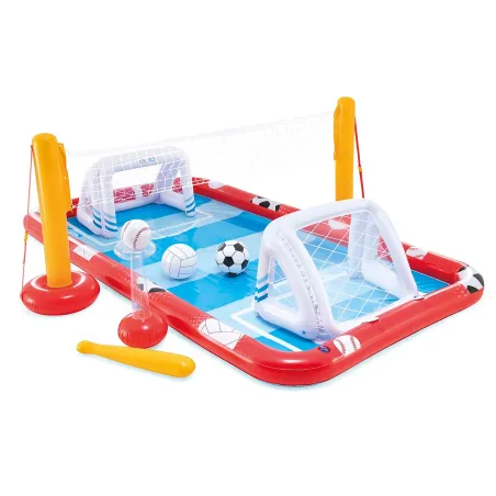Centru de Joacă Arena Sportivă Gonflabil Intex 57147 cu tobogan cu apă pentru copii