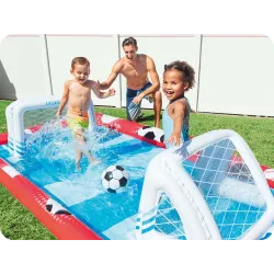 Centru de Joacă Arena Sportivă Gonflabil Intex 57147 colorat pentru copii în grădină