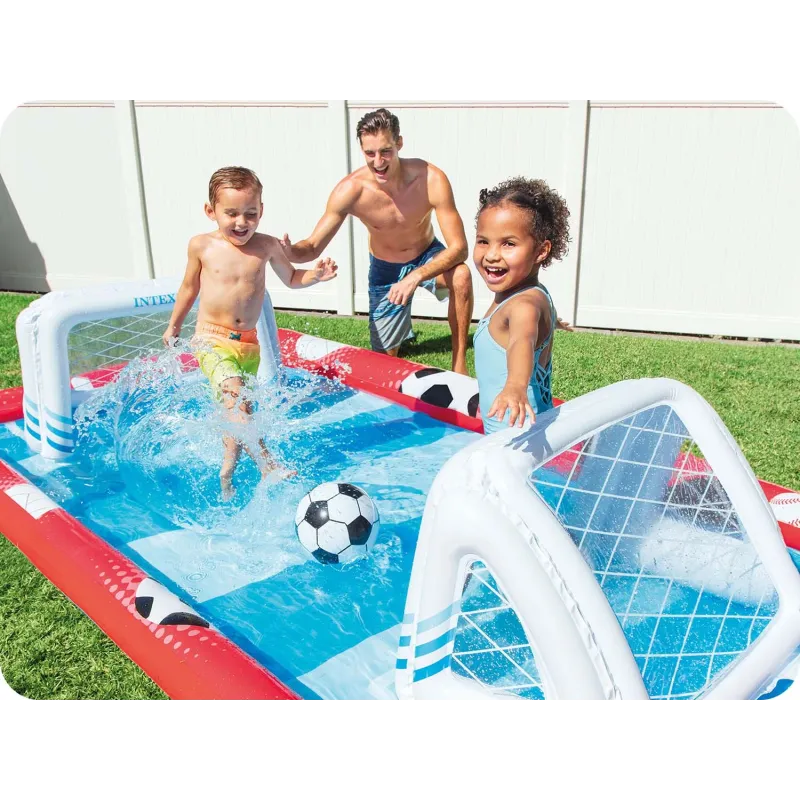 Centru de Joacă Arena Sportivă Gonflabil Intex 57147 colorat pentru copii în grădină