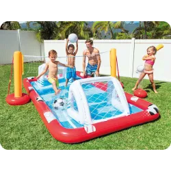 Ideal pentru joaca în aer liber Centru de Joacă Arena Sportivă Gonflabil Intex 57147 pentru copii