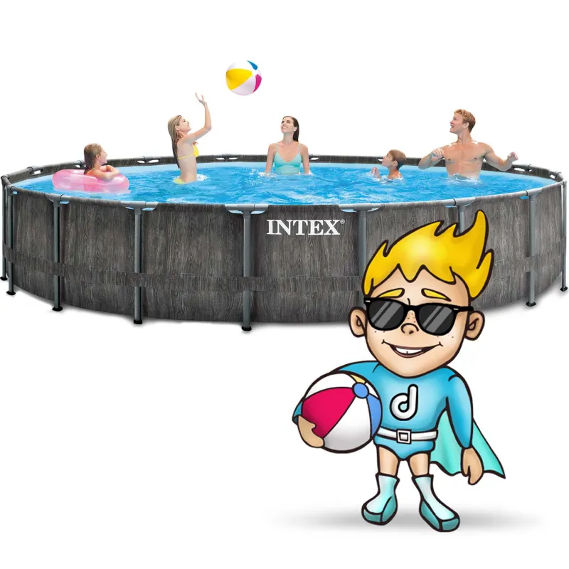 Piscină rotundă de grădină 549 x 122 cm, perfectă pentru relaxare în aer liber