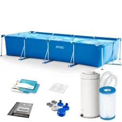 Piscină cu Cadru 450 x 220 x 84 cm 10-în-1 Intex 28274