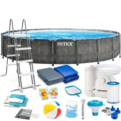 Piscină de grădină cu cadru 549 x 122 cm 18in1 INTEX 26744