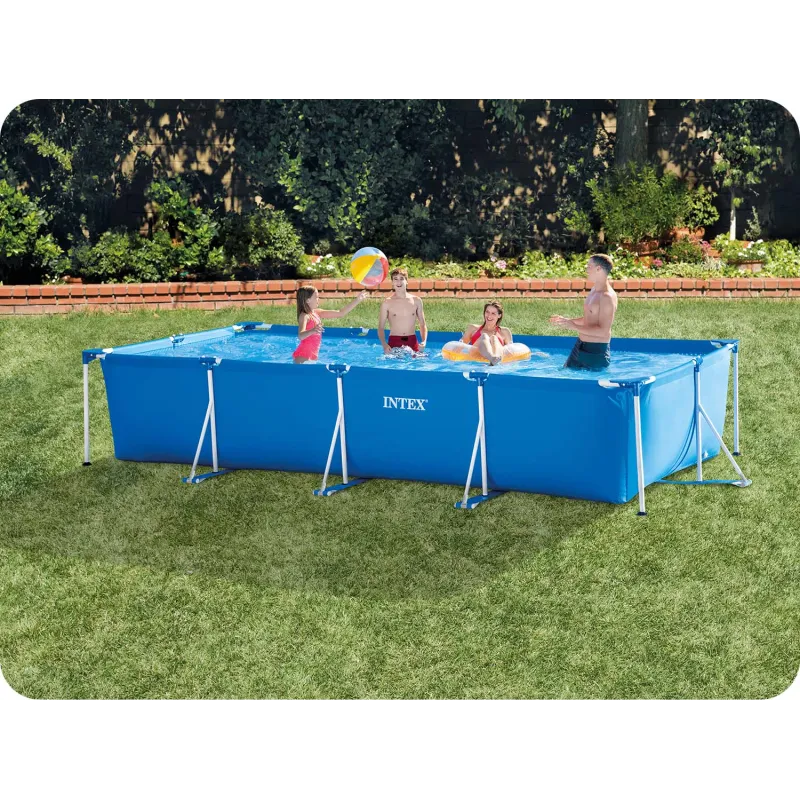 Piscină cu Cadru Metalic 450x220x84 cm 16 în 1 Intex 28274 din material rezistent