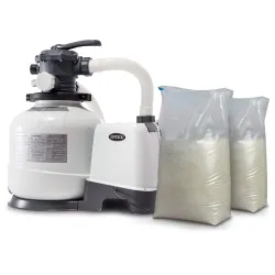 INTEX 26648 Pompă Filtru Nisip 10500 l/h + 50 kg Nisip
